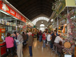 Inside Tortosa market
